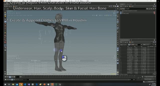 VRM Character to HE Workflow